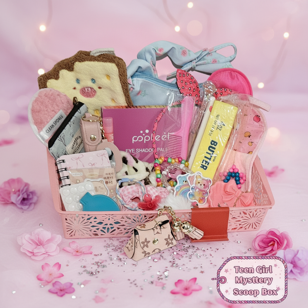 Teen Girl Themed Mystery Scoop Box - Natural